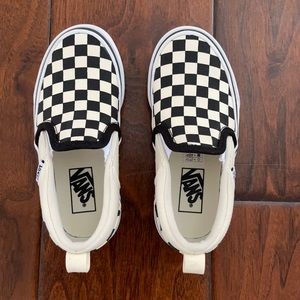 VANS KIDS CHECKERBOARD SLIP-ON
